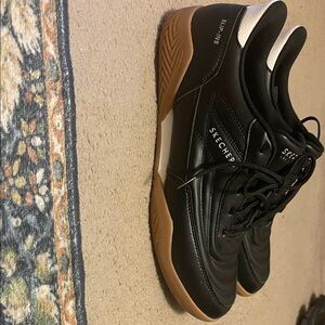 Skechers Men's Black and Brown Sneakers